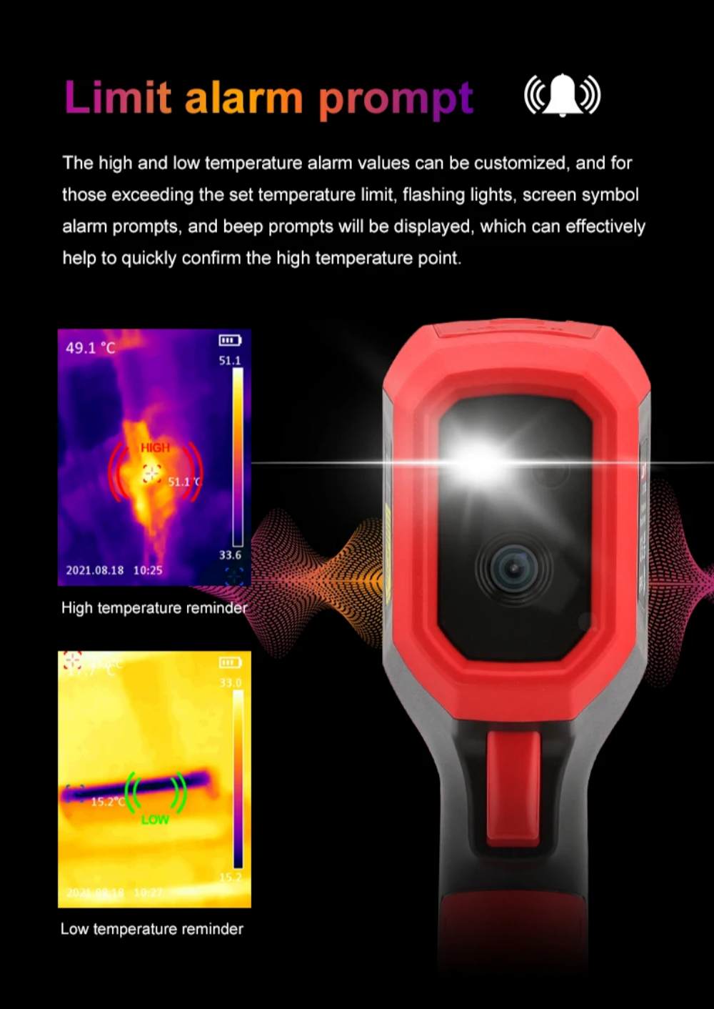 UNI-T UTi712S Thermal Imager specs