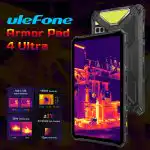 Ulefone Armor Pad 4 Ultra Thermal Imaging 5G Tablet 11800mAh Android 14 OS 10.36" 2K Corning Display 1100LM LED