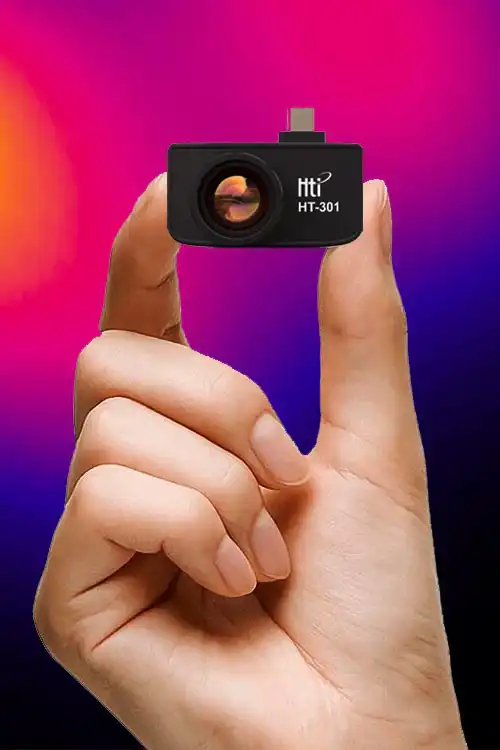 HTI HT-301 smartphone thermal camera for inspection