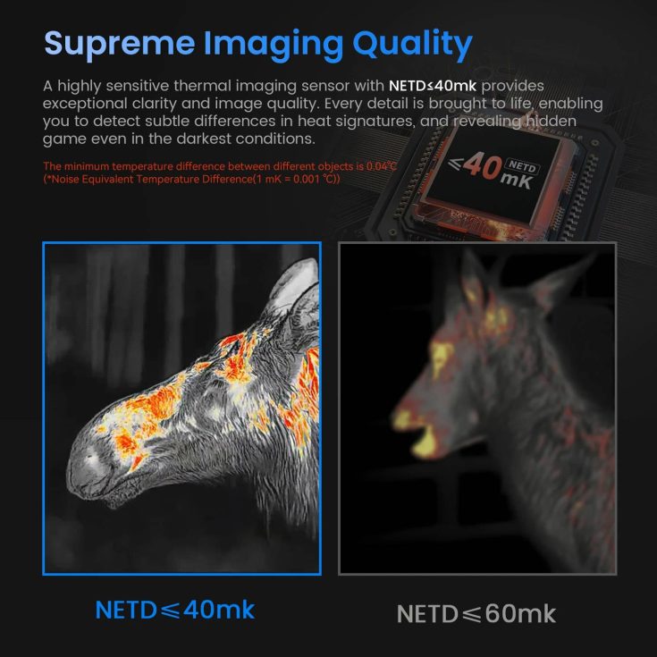 384x288px High Resolution Thermal Imaging Monocular IR Handheld Night Vision Monocular 15mm Lens IP66 Waterproof 4000mAh Battery Thermo Monocle for Hunting, Wildlife Watching (18) 384x288px High Resolution Thermal Imaging Monocular IR Handheld Night Vision Monocular 15mm Lens IP66 Waterproof 4000mAh Battery Thermo Monocle for Hunting, Wildlife Watching (18)