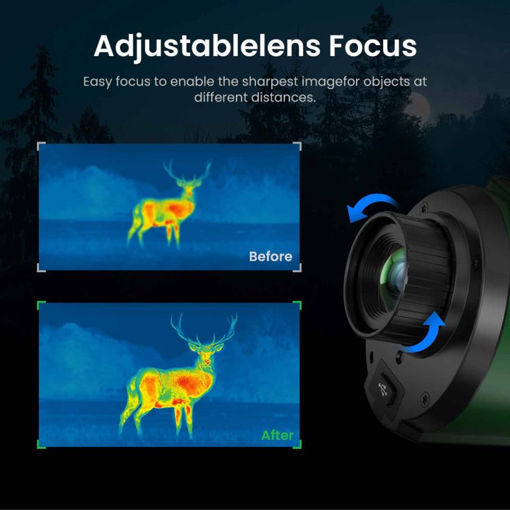384x288px High Resolution Thermal Imaging Monocular IR Handheld Night Vision Monocular 15mm Lens IP66 Waterproof 4000mAh Battery Thermo Monocle for Hunting, Wildlife Watching (23) 384x288px High Resolution Thermal Imaging Monocular IR Handheld Night Vision Monocular 15mm Lens IP66 Waterproof 4000mAh Battery Thermo Monocle for Hunting, Wildlife Watching (23)