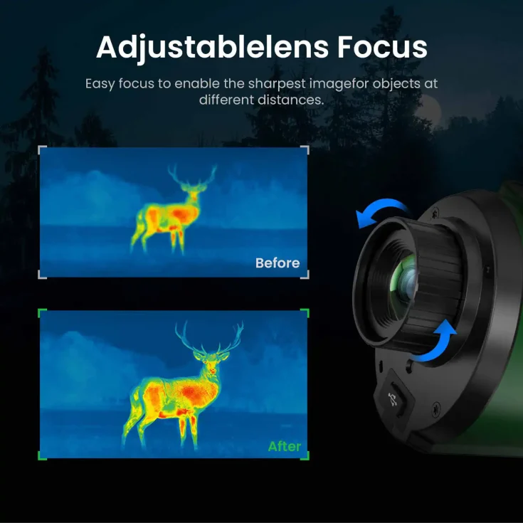 384x288px High Resolution Thermal Imaging Monocular IR Handheld Night Vision Monocular 15mm Lens IP66 Waterproof 4000mAh Battery Thermo Monocle for Hunting, Wildlife Watching (23) 384x288px High Resolution Thermal Imaging Monocular IR Handheld Night Vision Monocular 15mm Lens IP66 Waterproof 4000mAh Battery Thermo Monocle for Hunting, Wildlife Watching (23)