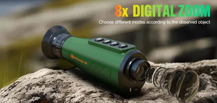 384x288px High Resolution Thermal Imaging Monocular IR Handheld Night Vision Monocular 15mm Lens IP66 Waterproof 4000mAh Battery Thermo Monocle for Hunting, Wildlife Watching (24) 384x288px High Resolution Thermal Imaging Monocular IR Handheld Night Vision Monocular 15mm Lens IP66 Waterproof 4000mAh Battery Thermo Monocle for Hunting, Wildlife Watching (24)