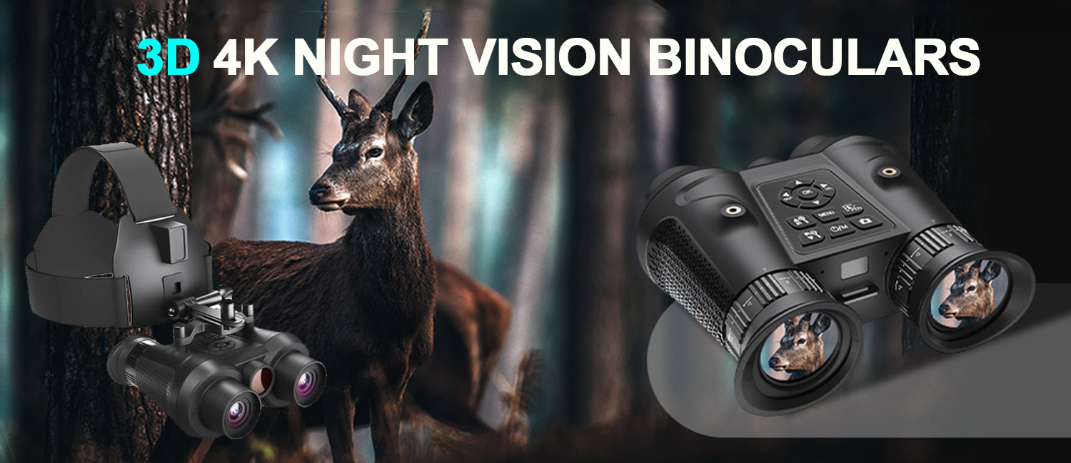 3D VR Night Vision Goggles 4K UHD Head Mounted Night Sight Goggles 6X Digital Zoom NVG Night Vision IP54 Waterproof Nite Vision Binoculars (1)