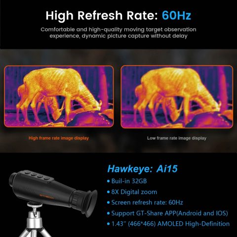 4914ft Long Range Thermal Imaging Monocular High Resolution 384x288px 50Hz 18mm Objective Lens with 32GB Storage 8X Zoom Infrared Thermal Imager Monocular for Wildlife Observation, Hunting ( (28) 4914ft Long Range Thermal Imaging Monocular High Resolution 384x288px 50Hz 18mm Objective Lens with 32GB Storage 8X Zoom Infrared Thermal Imager Monocular for Wildlife Observation, Hunting ( (28)