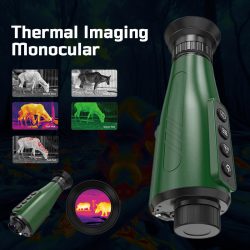 High Resolution 384x288px Thermal Imaging Monocular IR Handheld Night Vision Monocular 15mm Lens IP66 Waterproof 4000mAh Battery  Thermo Monocle for Hunting, Wildlife Watching - Image 3