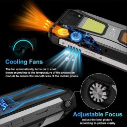 8849 Tank 2 Pro Global Rugged Phone with 6.79" 2.4K 120Hz Display Up to 24(12+12)+512GB 23800mAh Battery 120W Fast Charger 100 Lumens DLP Projector - Image 7