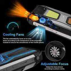 8849 Tank 2 Pro Global Rugged Phone with 6.79" 2.4K 120Hz Display Up to 24(12+12)+512GB 23800mAh Battery 120W Fast Charger 100 Lumens DLP Projector - Image 7