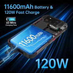 8849 Tank 4 Pro 5G Rugged Phone with 6.73" AMOLED Display Up to 36(18+18)GB+1TB 11600mAh 120W Dimensity 8300 720P Projector 64MP Night Vision Camera - Image 7