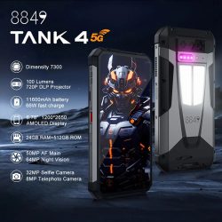 8849 Tank 4 5G Global Rugged Phone with 6.78" AMOLED Display 24(12+12)+512GB 100-Lumen 720p DLP Projector 11,600mAh 66W 64MP Night Vision Camera - Image 2