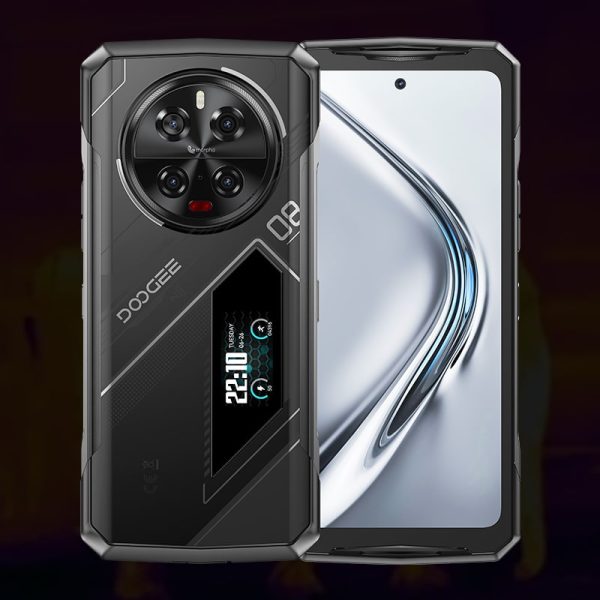 DOOGEE V40 Pro 6.78" 120Hz +1.47" Rear Display 200MP Main Camera Up to 36(16+20)+512GB 8680mAh Large Battery Android 14 5G Night Vision Rugged Phone