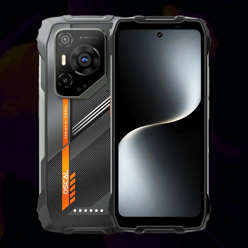 OSCAL PILOT 3 Rugged Phone-Thermal Imaging (48) OSCAL PILOT 3 Rugged Phone 6.78" 2.4K 120Hz Display 7500mAh 33W 50MP 5G AI Night Vision Android 15 Rugged Smartphone - Image 1