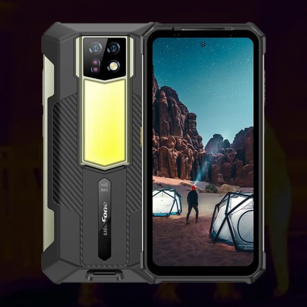 Ulefone Armor 24 Up to 24+256GB 6.78" FHD+ 120Hz 22000mAh Dual IR LEDs 64MP Night Vision Global Rugged Phone with Versatile Light