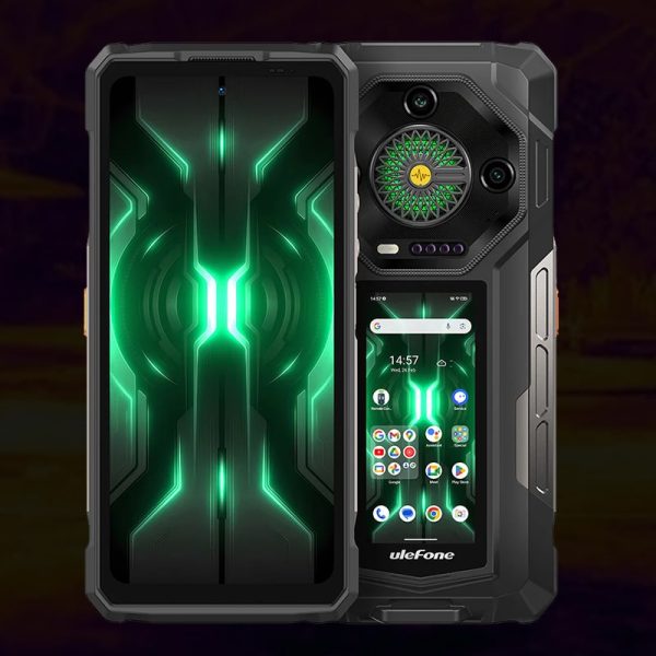 Ulefone Armor 33 Pro 6.95" FHD+ 120Hz + 3.4" 60Hz Dual Main Screens Up to 32+512GB 25500mAh 5G Android 14 Global IR Night Vision Rugged Phone