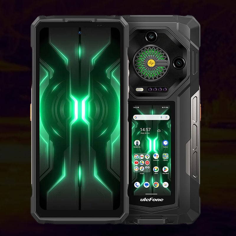 Ulefone Armor 33 Pro Rugged Phone-Thermal Imaging (3) Ulefone Armor 33 Pro 6.95" FHD+ 120Hz + 3.4" 60Hz Dual Main Screens Up to 32+512GB 25500mAh 5G Android 14 Global IR Night Vision Rugged Phone - Image 1