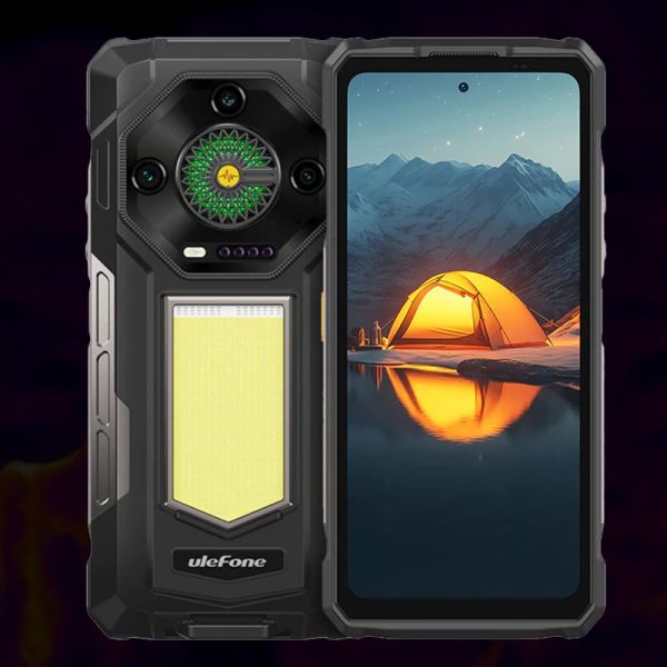 Ulefone Armor 33 Global Rugged Phone with 6.95″ FHD+ 120Hz Display Up to 24(12+12)+512GB 64MP Night Vision Camera 25000mAh Android 15 Versatile LED Light