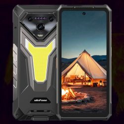 Ulefone Armor 34 5G AI Global Rugged Phone with 6.95" FHD+ 120Hz 25500mAh Battery Up to 32(16+16)+512GB 64MP IR Night Vision Camera Versatile LED Light & Warning Light