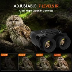 1080P FHD Night Vision Goggles 1.54" TFT Screen 850nm 7 Levels IR 300M 5X Digital Zoom Vision Night Binoculars - Image 6