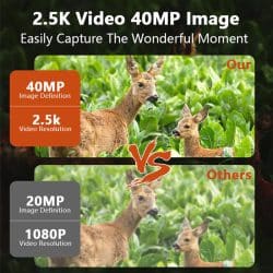 2.5K UHD Night Vision Binoculars 3" LCD Screen 40MP 300M 850nm 8X Digital Zoom Vision Night Vision Binoculars - Image 4