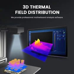 3D IR Thermal Imager Analyzer 256*192 Rosulution 25Hz -15℃ to 600℃ Thermal Imaging Camera for PCB Repair - Image 2