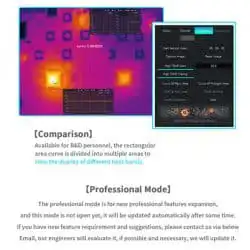 3D Thermal Imaging Analyzer -20°C~120°C High Temperature Alarm Tracking 52000 DPI 25Hz Thermal Imager alternate view