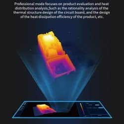3D Thermal Imaging Analyzer High Definition Real-time Infrared Thermal Imaging Camera with High Temperature Alarm Tracking - Image 7