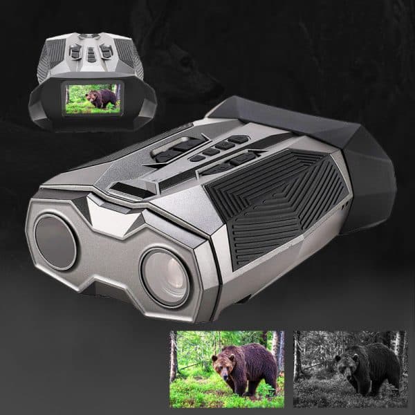 4K Night Vision Binoculars 850nm 20X Digital Zoom 3-inch HD Screen Binoculars with Night Vision
