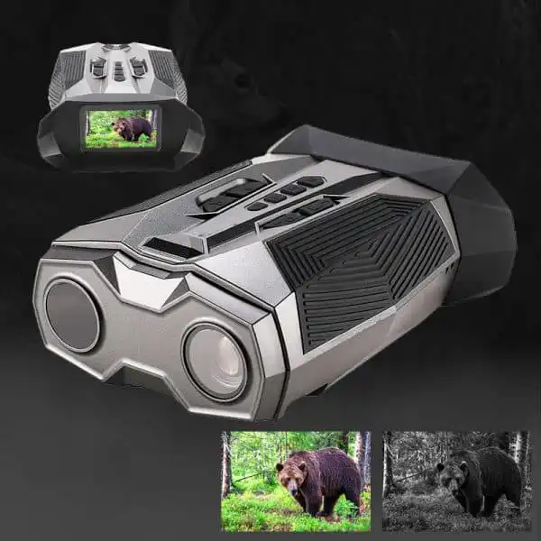 4K Night Vision Binoculars 850nm 20X Digital Zoom 3-inch HD Screen Binoculars with Night Vision