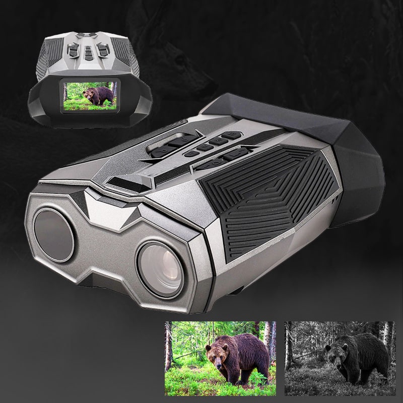 4K Night Vision Binoculars (1) 4K Night Vision Binoculars 850nm 20X Digital Zoom 3-inch HD Screen Binoculars with Night Vision - Image 1