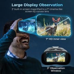 4K Night Vision Binoculars 48MP 7-inch View 4X Optical Zoom 8X Digital Zoom 4000mAh 300M 7-Level IR Binoculars and Night Vision - Image 2