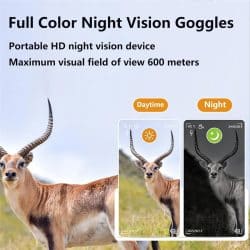 4K Night Vision Binoculars 850nm 20X Digital Zoom 3-inch HD Screen Binoculars with Night Vision - Image 2