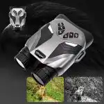 4K Night Vision Binoculars 48MP 7-inch View 4X Optical Zoom 8X Digital Zoom 4000mAh 300M 7-Level IR Binoculars and