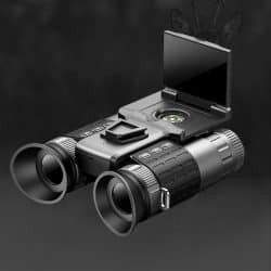 WILDGUARDER® 4K UHD Dual Screen Night Vision Binoculars 600M 8X Digital Zoom 5X Magnification Night Time Vision Binoculars with Tactical Light - Image 2