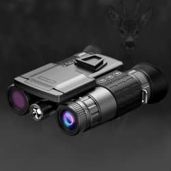 WILDGUARDER® 4K UHD Dual Screen Night Vision Binoculars 600M 8X Digital Zoom 5X Magnification Night Time Vision Binoculars with Tactical Light - Image 3