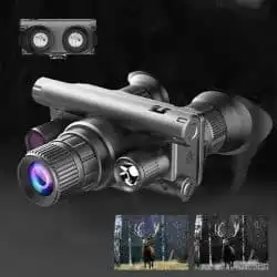 WILDGUARDER 4K UHD Night Vision Goggles 8X Digital Zoom 850nm 3 Level IR 5 Level Screen Brightness Goggles Night