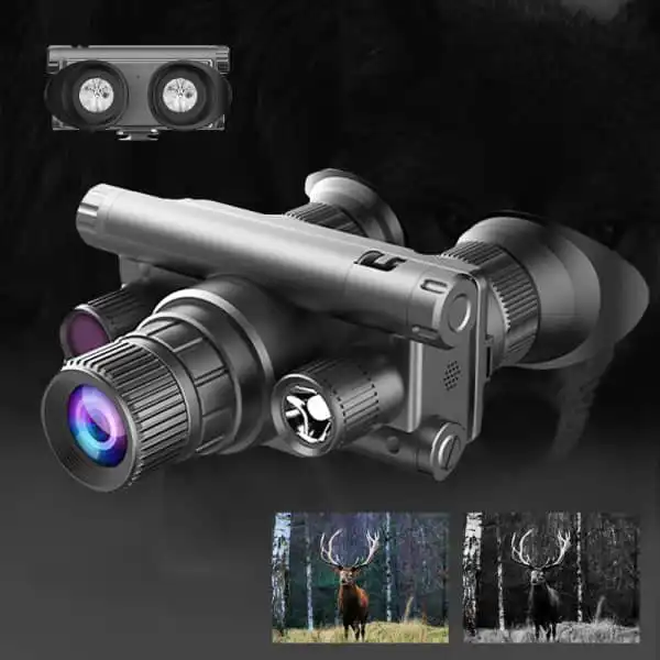 WILDGUARDER 4K UHD Night Vision Goggles 8X Digital Zoom 850nm 3 Level IR 5 Level Screen Brightness Goggles Night