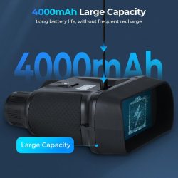 4K UHD Night Vision Binoculars 4.5" Large Display 4000mAh 850nm 7-Level Adjustable IR Light 8X Digital Zoom Vision Night Vision Binoculars - Image 2