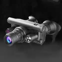 WILDGUARDER 4K UHD Night Vision Goggles 8X Digital Zoom 850nm 3 Level IR 5 Level Screen Brightness alternate view