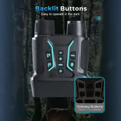 4K UHD Night Vision Binoculars 4.5" Large Display 4000mAh 850nm 7-Level Adjustable IR Light 8X Digital Zoom Vision Night Vision Binoculars - Image 3