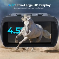 4K UHD Night Vision Binoculars 4.5" Large Display 4000mAh 850nm 7-Level Adjustable IR Light 8X Digital Zoom Vision Night Vision Binoculars - Image 5