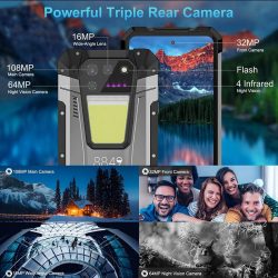 8849 Tank 2 Global Rugged Phone with 6.79" HD Screen Up to 22(12+10)+256GB 15500mAh Large Battery Built-in Laser Projector Dual Camping Lights - Image 6