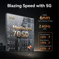 CUBOT KingKong X 5G Rugged Phone with 2.5K 6.58" FHD+ 120Hz + 1.85" Rear Display MTK 7050 Up to 32+256/512GB 100MP Camera 10200mAh Battery - Image 8
