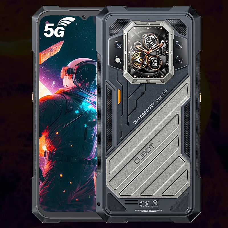CUBOT KingKong X Rugged phone-Thermal Imaging (28) CUBOT KingKong X 5G Rugged Phone with 2.5K 6.58" FHD+ 120Hz + 1.85" Rear Display MTK 7050 Up to 32+256/512GB 100MP Camera 10200mAh Battery - Image 1