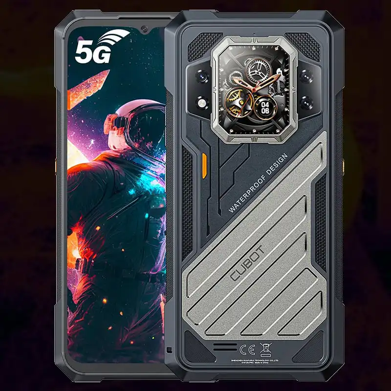 CUBOT KingKong X Rugged phone-Thermal Imaging (28) CUBOT KingKong X 5G Rugged Phone with 2.5K 6.58" FHD+ 120Hz + 1.85" Rear Display MTK 7050 Up to 32+256/512GB 100MP Camera 10200mAh Battery - Image 1