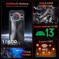 Cubot KingKong 9 Global Dual Screen Rugged Phone with 6.583" FHD+ 120Hz Display Up to 24(12+12)+256GB 10600mAh Battery 24MP Night Vision Camera - Image 2