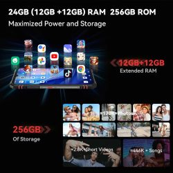 Cubot Kingkong Star 2 6.72" FHD+ 144Hz Display + 1.85" Back Screen Up to 24GB RAM+256GB ROM Android 14 5G Global Rugged Phone - Image 7
