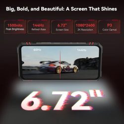 Cubot Kingkong Star 2 6.72" FHD+ 144Hz Display + 1.85" Back Screen Up to 24GB RAM+256GB ROM Android 14 5G Global Rugged Phone - Image 6