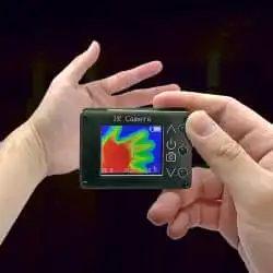 Digital Infrared Thermal Camera with 1.8" Display 24*32 Pixel 8Hz -40℃ to 300℃ ±2℃ Type-C Mini Infrared Camera