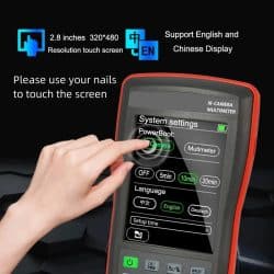Dual-purpose Thermal Imager Multimeter 2.8 inch -20℃ to +550℃ 1000V DC 750V AC Thermal Imaging Camera with Multimeter - Image 2