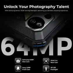 FOSSiBOT DT2 Rugged Tablet with 10.4" 2K Display Up to 20(12+8)+256GB 22000mAh Battery 64MP+32MP Camera WiFi6 Quad-box Speakers Rear Camping LED Flasher - Image 4